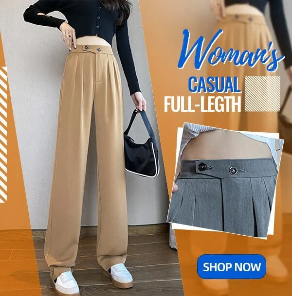 ✨Store promotion✨Woman's Casual Full-Length Loose Pants