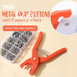 🔥VENTE CHAUDE MAINTENANT 49% DE RÉDUCTION 🎁Kit d'outils pour boutons-pression en métal avec pinces de fixation