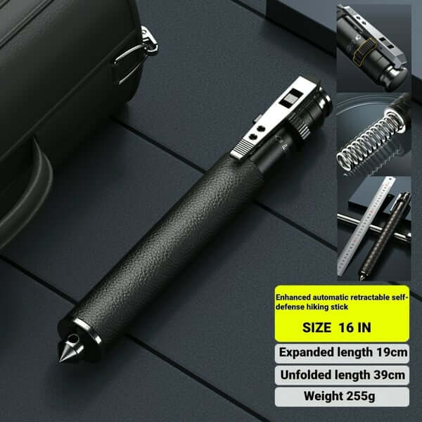 Enhanced Automatic Retractable Self-Defense Stick