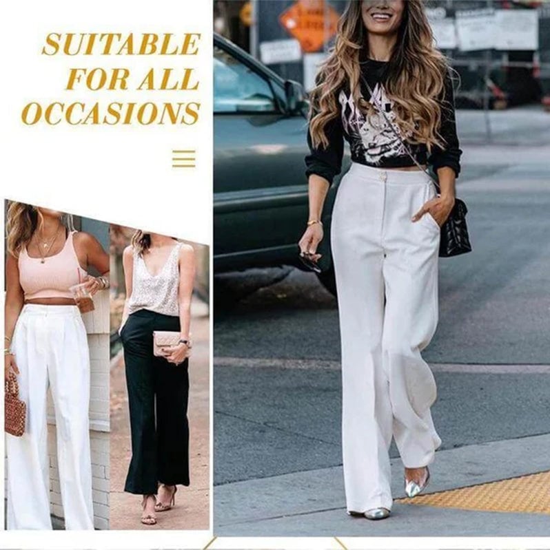 🔥 Hot Sale 🔥THE EFFORTLESS TAILORED WIDE LEG PANTS