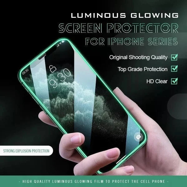 Luminous Glowing Tempered Glass Screen Protector